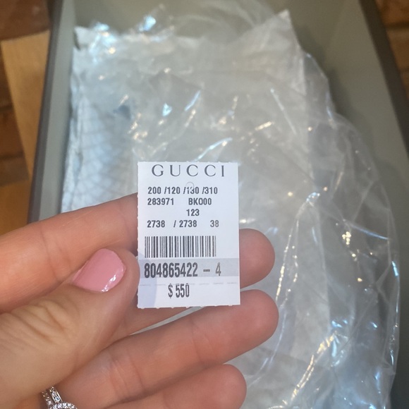 Gucci woman’s nappa charlotte porridge high heels - Picture 13 of 15